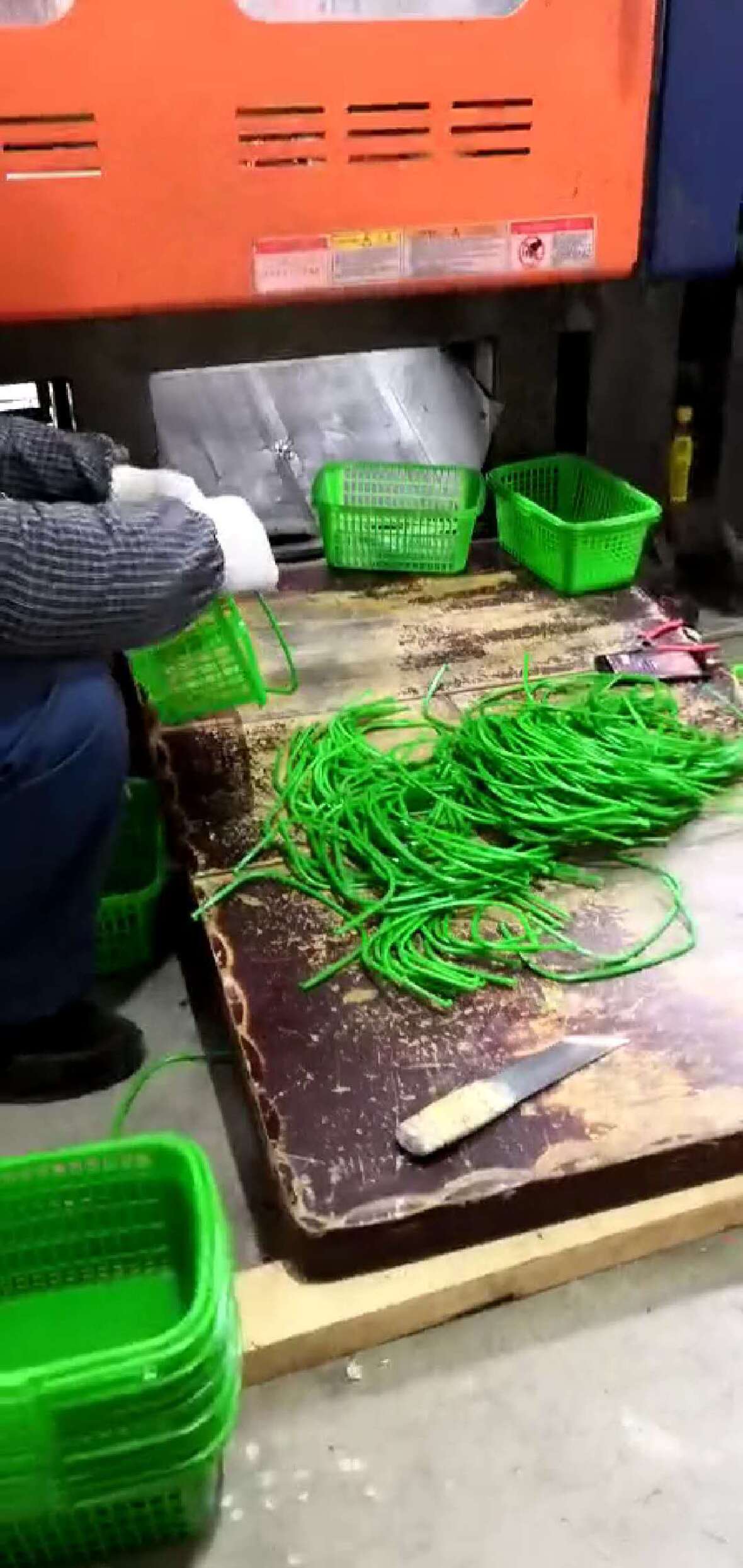 PP注塑水果筐(kuāng)、果綠色